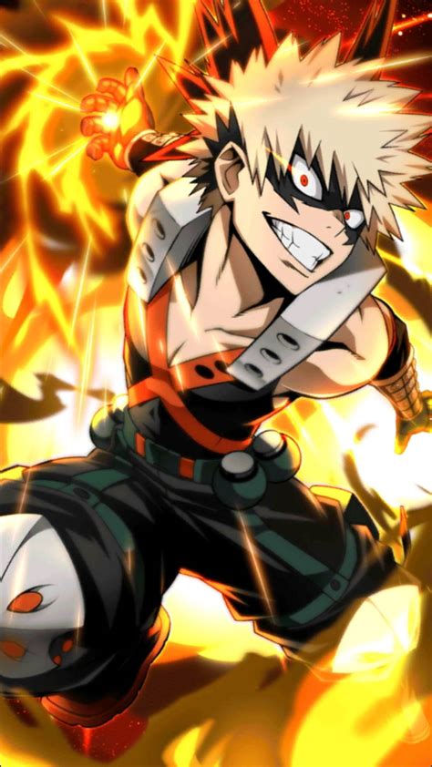 Download Katsuki Bakugo My Hero Academia iPhone Wallpaper | Wallpapers.com