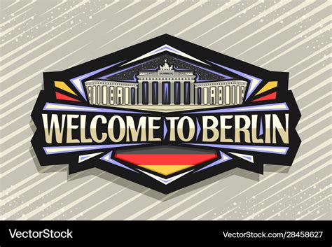 Logo for berlin Royalty Free Vector Image - VectorStock