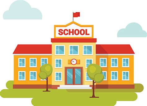 school building clipart - Clip Art Library