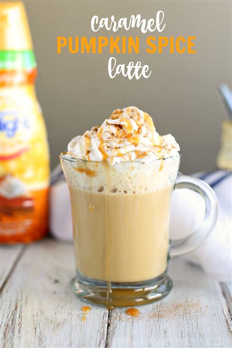 Caramel Pumpkin Spice Latte - Easy Make At Home Recipe - The PennyWiseMama