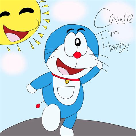 Doraemon is Happy! by CartoonAnimes4Ever on DeviantArt