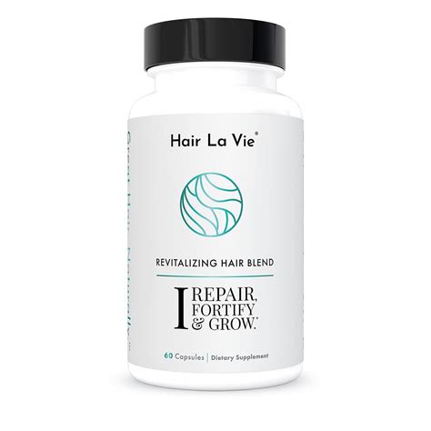 Hair La Vie Revitalizing Blend Hair Vitamins with Biotin, Collagen, and ...