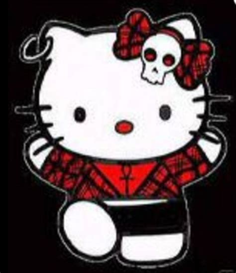 Toys Large Punk Hello Kitty Horror Goth Themed Stuffed Animals ...