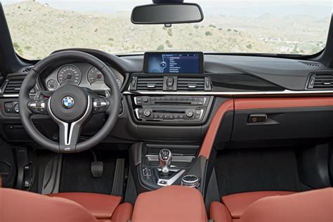 BMW M4 Convertible dashboard press shot