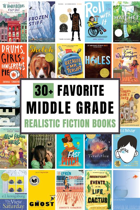 30+ Favorite Middle Grade Realistic Fiction Books (Pinterest Pin (1000 ...