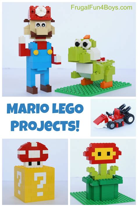 Mario LEGO Projects with Building Instructions | Lego projects, Mario ...