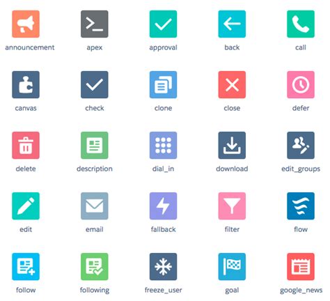 Salesforce Lightning Icons - Quotes Type