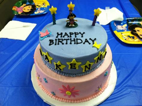 Dora Birthday Cake - CakeCentral.com