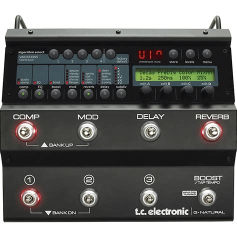 TC Electronic G-Natural Acoustic Guitar Multi Effects Pedal | Music123