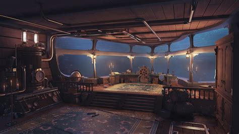 ArtStation - Airship Control Room