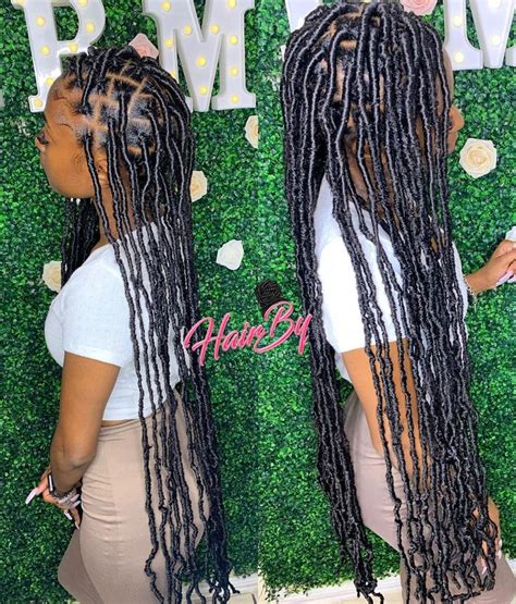 H.B.M.E LLC 🇭🇹’s Instagram profile post: “36” inch soft locs😍 💙 ...