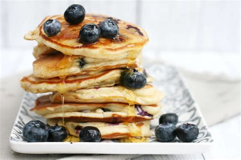 American blueberry pancakes are a fantastic, easy breakfast recipe all ...