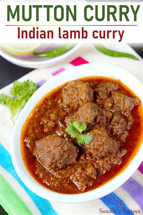 Mutton Curry Recipe (Mutton Masala Gravy) - Swasthi's Recipes