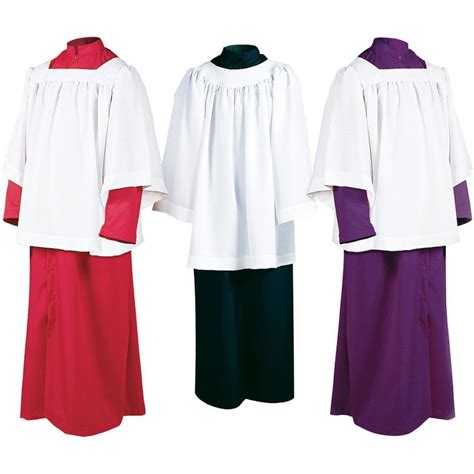 Abbey Brand Altar Server Cassock Poly/Cotton Snap Front - Catholic ...