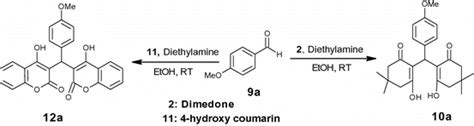 Diethylamine-catalyzed synthesis of bis-coumarins and tetraketones ...