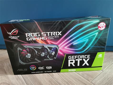 ASUS ROG STRIX OC GEFORCE RTX 3080, Computers & Tech, Parts ...