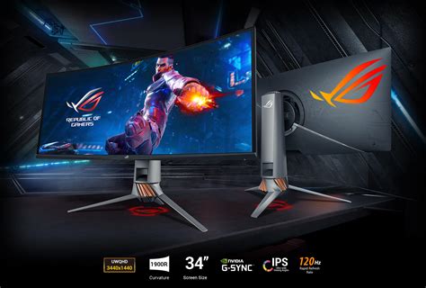 ASUS ROG Swift PG349Q Ultra-wide Curved Gaming Monitor - 34" 21:9 Ultra ...