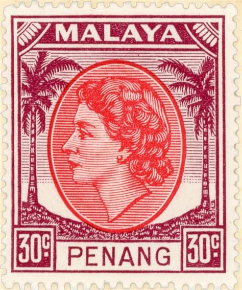 Vintage Malaysian Postage Stamp | Postage stamp design, Vintage postage ...