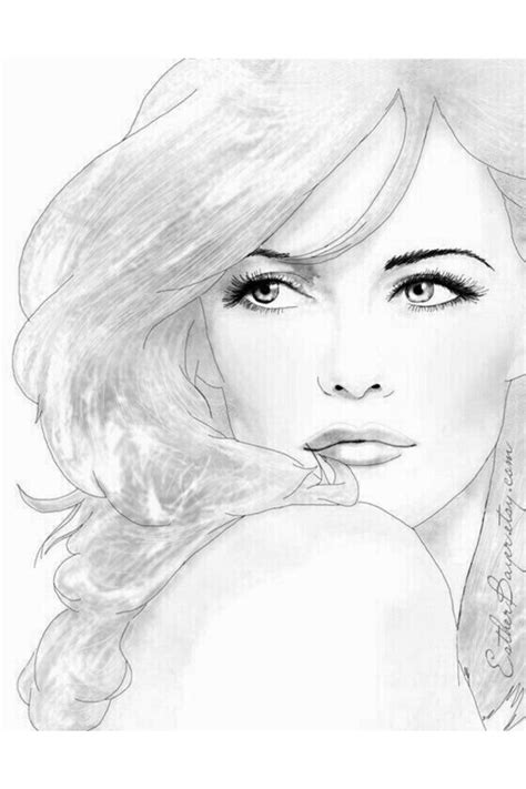 Pencil Drawing Images, Pencil Drawings Of Girls, Art Drawings Sketches ...