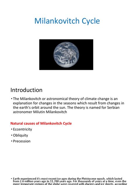 Milankovitch Cycles Explained | PDF | Apsis | Earth