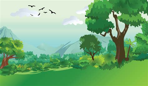 Cartoon Forest Vector Art, Icons, and Graphics for Free Download