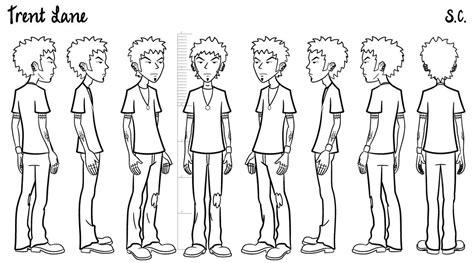 Trent - model sheet by S-C on deviantART | Cartoon character design ...