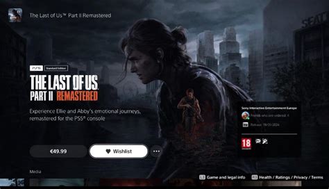 You can now preorder tlou 2 remastered : r/thelastofus