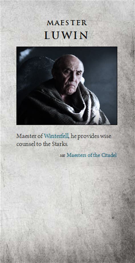 Maester Luwin - Game of Thrones Photo (33330303) - Fanpop