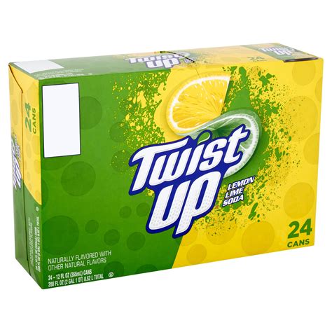 Twist Up Lemon Lime Soda, 12 fl oz, 24 count - Walmart.com - Walmart.com