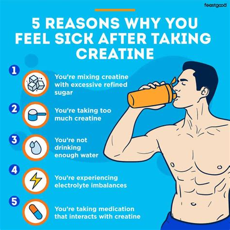 Creatine Makes Me Feel Sick: Why & How To Fix? - FeastGood.com