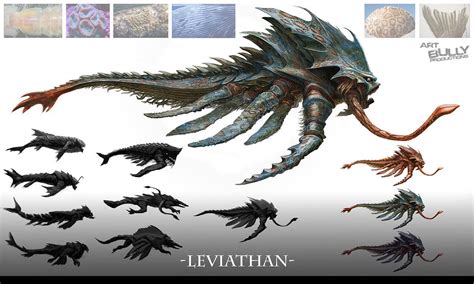 Fantasy Creatures Art, Alien Creatures, Mythical Creatures, Sea ...