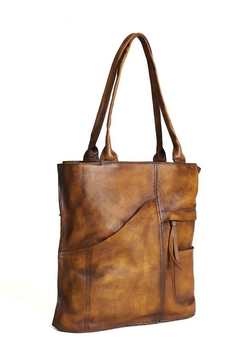 MoshiLeatherBag - Handmade Leather Bag Manufacturer — Vintage Brown ...