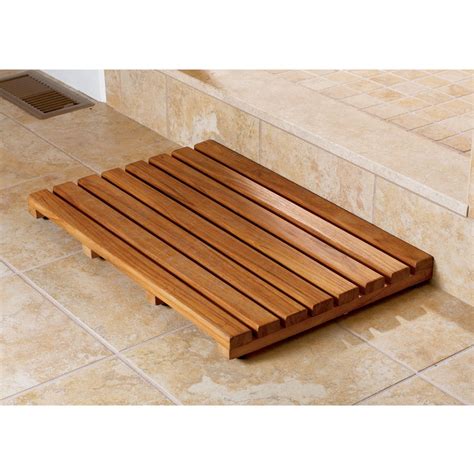 Teak Bath Mat - from Sportys Preferred Living