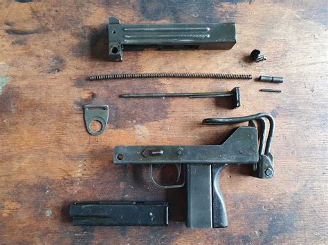 Ingram Mac 11, free part set, without barrel + bolt Mac 10