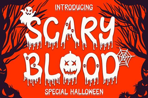 Scary Blood Decorative Font Free Download - Creativetacos