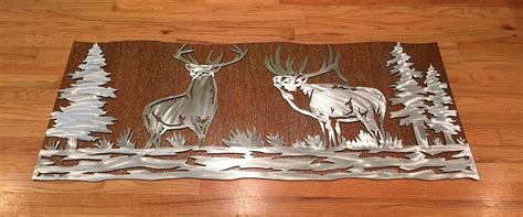 Elk artwork. Metal wall art, Nature scene, Wildlife, Forest, Bear ...