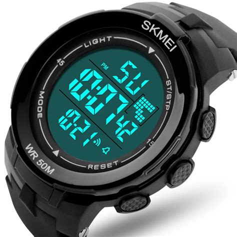 SKMEI 50m Swim Digital Watch Men Sport Super Cool Men's Quartz Sports ...