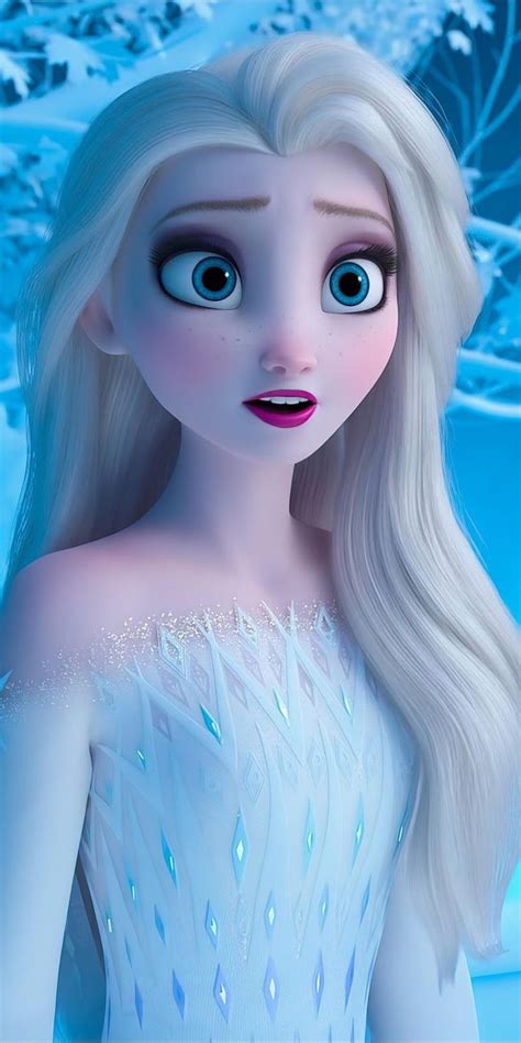 Elsa in Christmas, blue gown, cute elsa, disney, disney princess ...