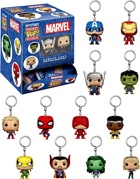 Funko Marvel Pocket POP Keychain Marvel Mystery Box 24 Packs - ToyWiz