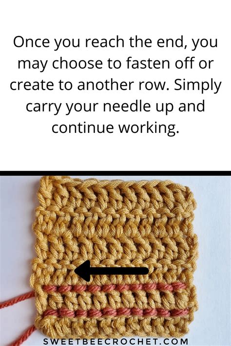 How To Use A Back Stitch In Crochet - Sweet Bee Crochet