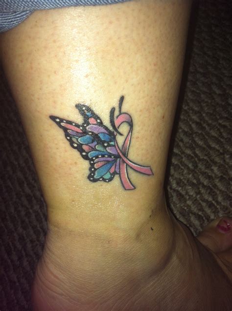 Cancer Ribbon Tattoos Designs, Ideas and Meaning - Tattoos For You