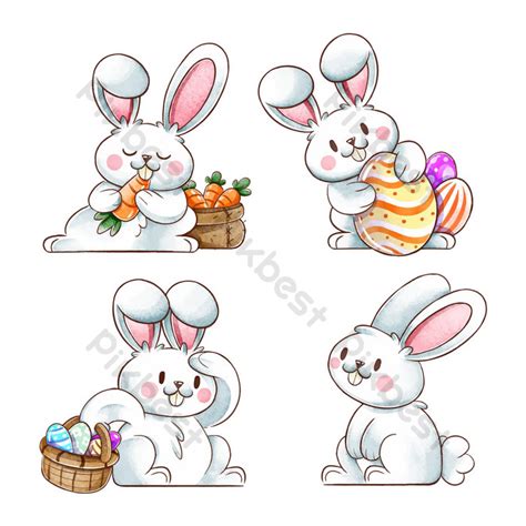 A Beautiful Bunny Eating PNG Images | EPS Free Download - Pikbest