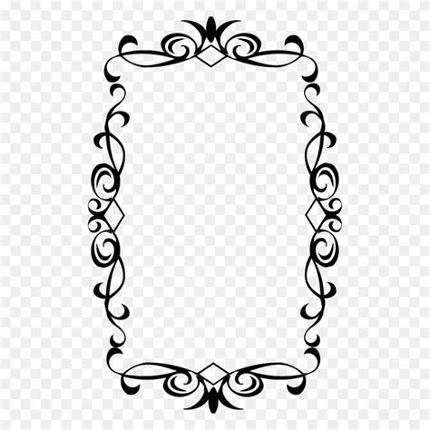 Vintage Frame Png Border Download Vector, Clipart - Vintage Vector PNG ...