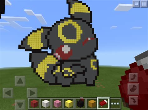 Cute chibi pixel art umbreon (minecraft) by littlejim03 on DeviantArt