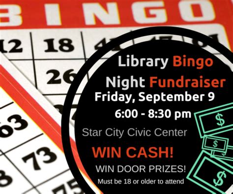 Library Bingo Night Fundraiser! | Southeast Arkansas Regional Library