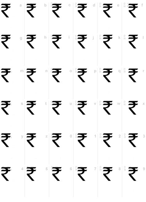 Indian Rupee Font Font, Download Indian Rupee Font .ttf truetype or ...