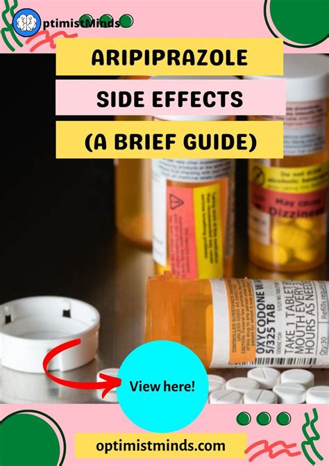 Aripiprazole Side Effects (A Brief Guide) | OptimistMinds | Side ...