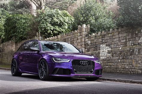 Purple Sled: Audi RS6 Avant on ADV.1 Wheels - autoevolution