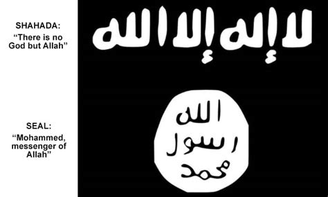 Why the black Shahada flag doesn't belong to Islamic State militants ...