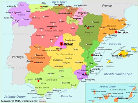 Spain Map | Detailed Maps of Spain